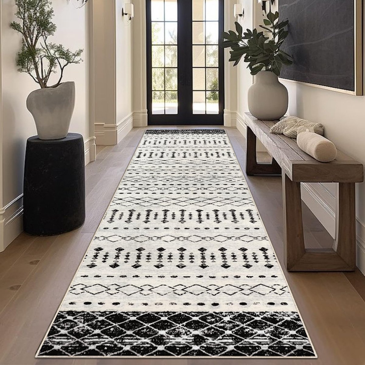 LaMoussawi ® Elegante Bohemian Tapijtloper 80 x 300 cm voor Diverse Ruimtes